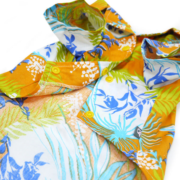 Tropical Island Dog Shirt - Orange