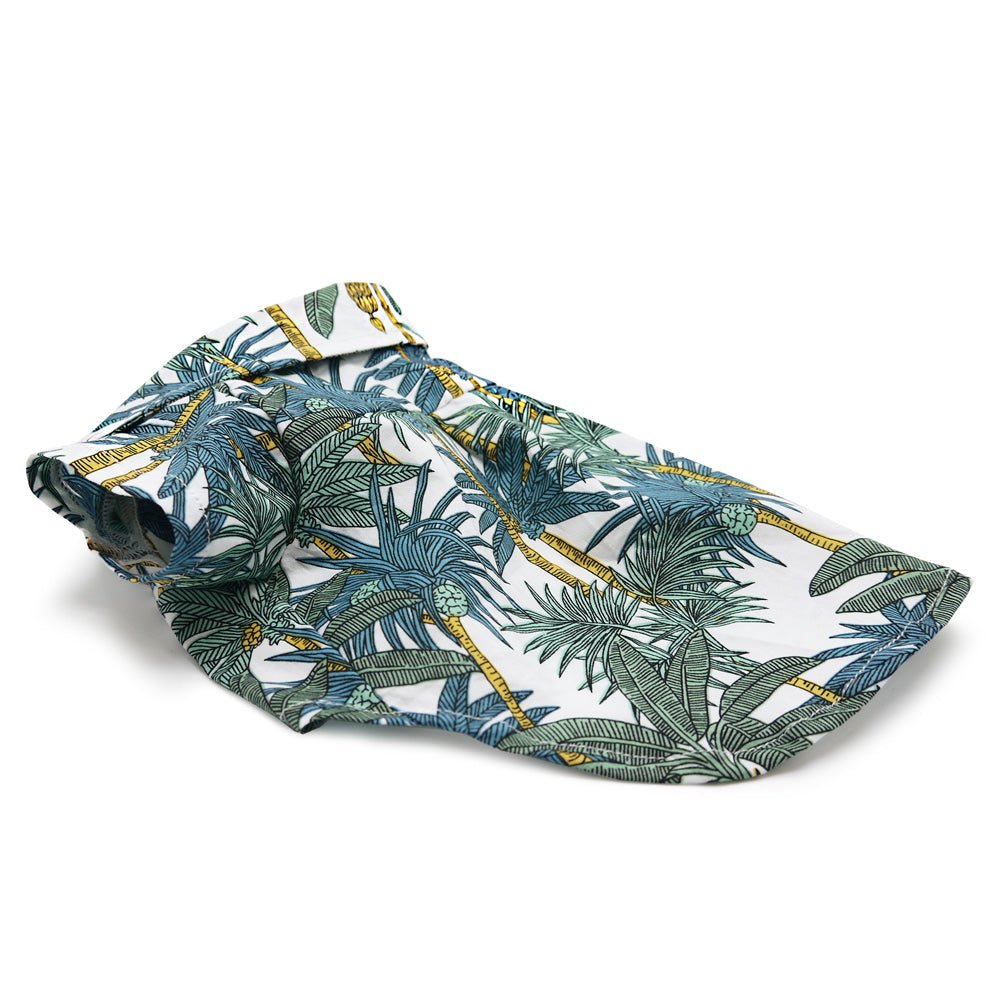 Tropical Leaf Hawaiian Style Dog Shirt