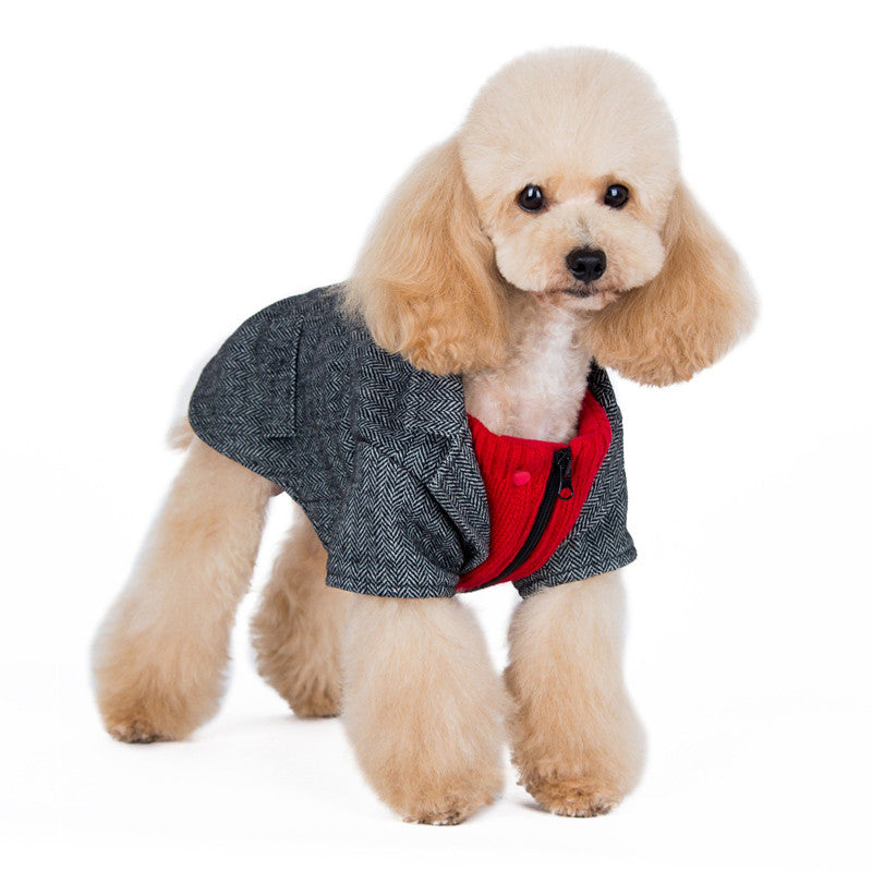 Tweed Blazer Dog Coat