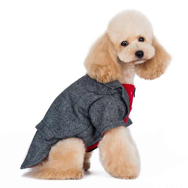 Tweed Blazer Dog Coat