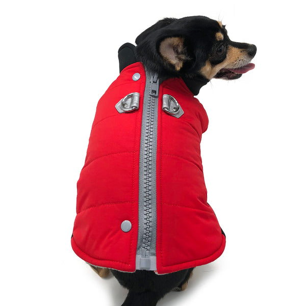 Urban Runner Dog Coat - Red