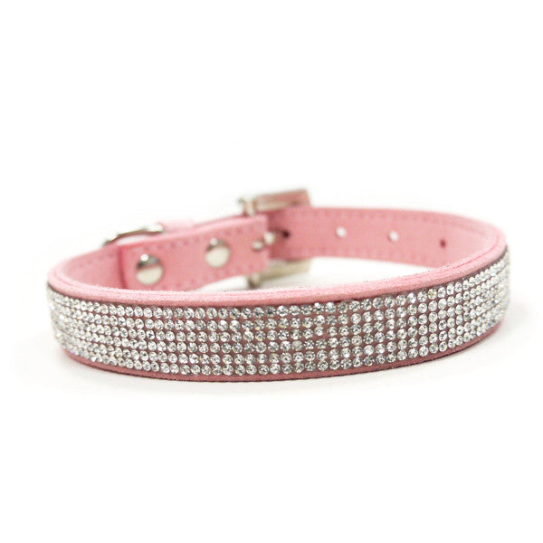 VIP Bling Collar, Pink / Medium