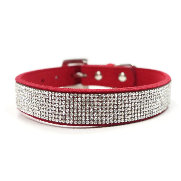 VIP Bling Dog Collar - Red