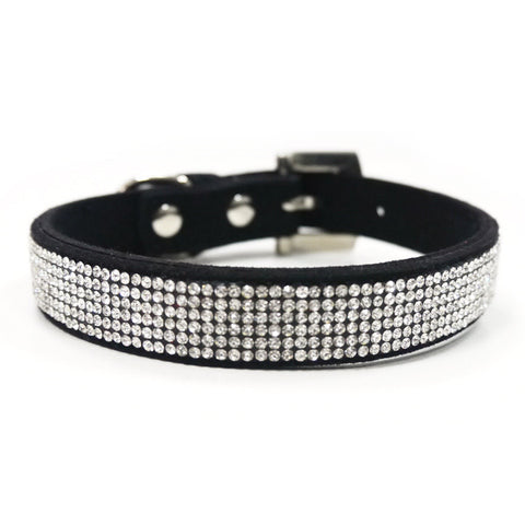 VIP Bling Dog Collar - Black