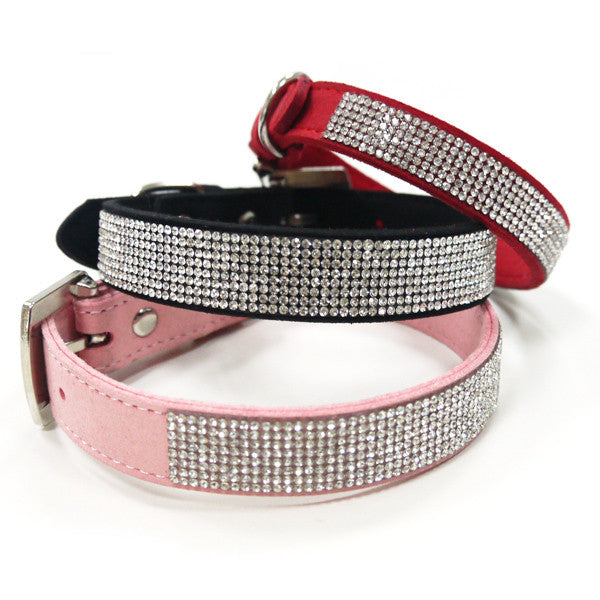 VIP Bling Dog Collar - Black