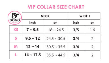 VIP Bling Dog Collar - Blue